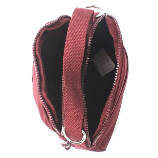 Сумка женская текстиль BoBo-2702, 2отд, плечевой ремень, бордо 265965  фото 3