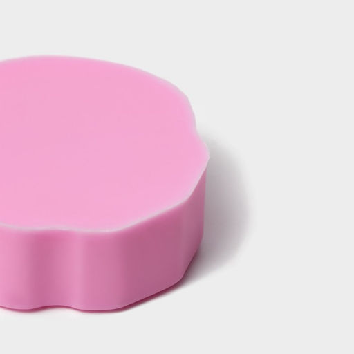 Молд для заливки Доляна Ракушка, силикон, d=6 см, розовый  фото 6