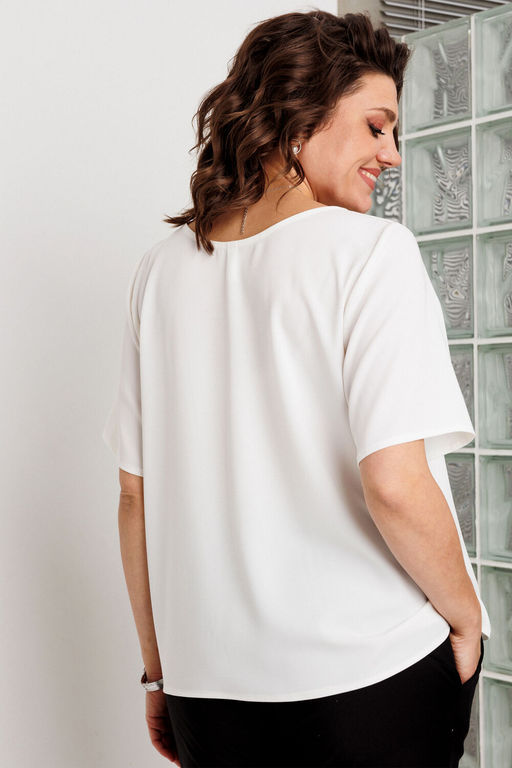 Топ BegiModa 4166 белый  фото 8