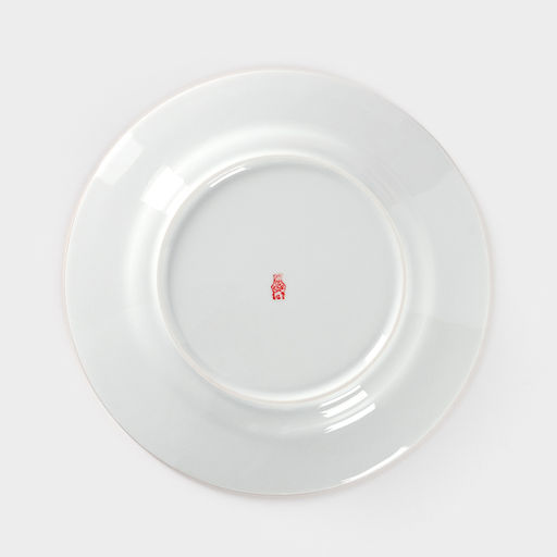 Тарелка Добрушский завод «Мадонна», d=24 см, фарфор, белая