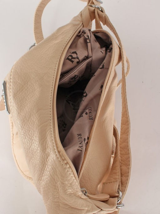 Сумка женская искусственная кожа Guecca-A 803 (рюкзак-change), 1отд+карм/пер, св. бежевый SALE 260859 - Adelia фото 7