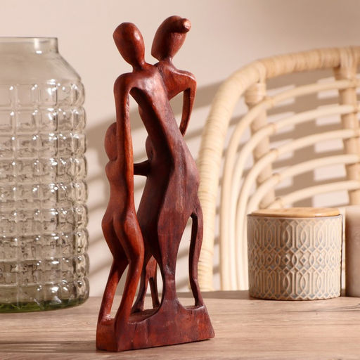 Сувенир «Семья», 11×4×31 см, дерево