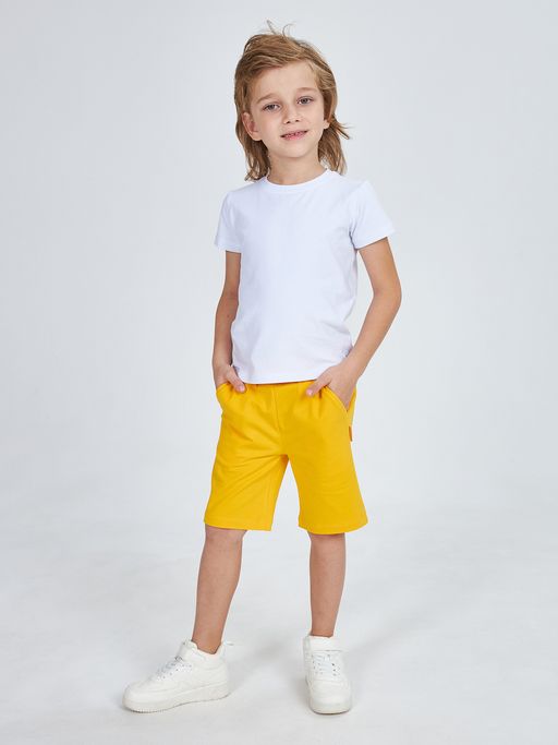 Желтые шорты для мальчика - Kogankids фото 4