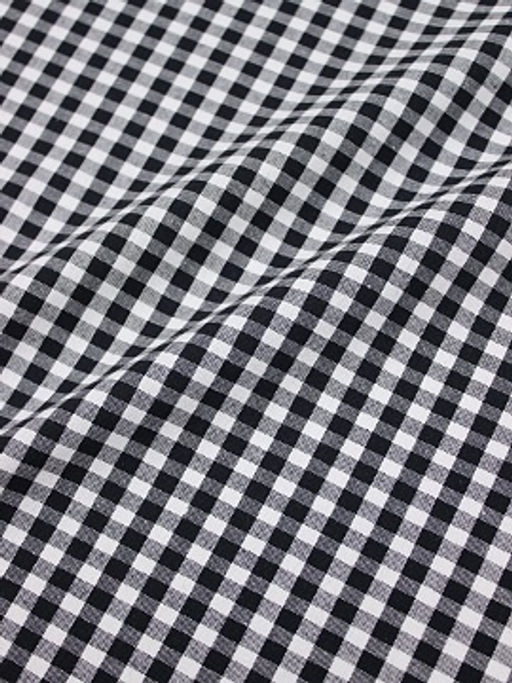 Пестрядь Черно-белая средняя клетка, ш.1.45, хлопок-100%, 140гр/м.кв