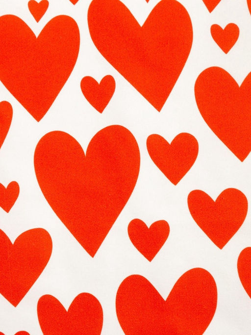 Цена за 2 шт. Полотенце «Этель» Red hearts 40×73 см, 100% хлопок, саржа 190 г/м²