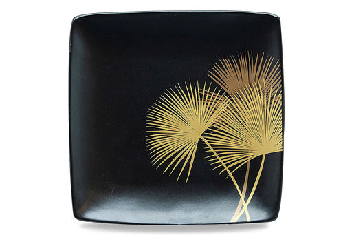 Набор тарелок Singapore, чёрный, 21x21 см, 4 шт - Anna lafarg фото 5