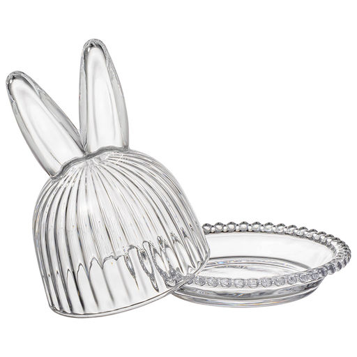 БЛЮДО СЕРВИРОВОЧНОЕ С КРЫШКОЙ RABBIT FAMILY 14*14*16 СМ - Lefard фото 4
