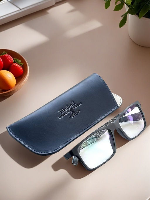 Мужской кожаный футляр для очков Dierhoff Д 6013-921/М