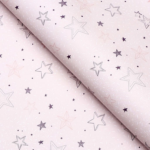 Бумага упаковочная, глянцевая Звездный день, 70 х 100 см, 1 лист - UPAK LAND фото 2