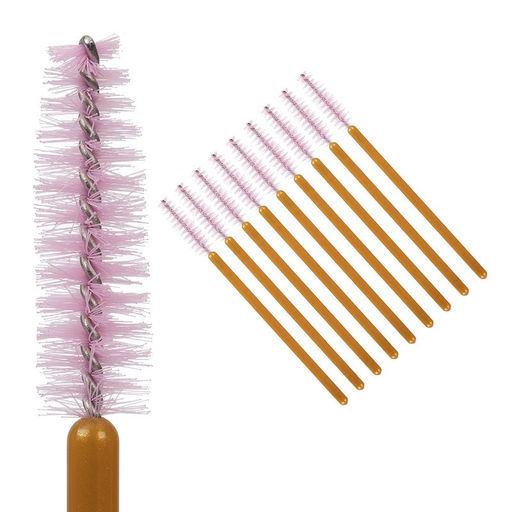 Nail Art Набор щёточек для бровей и ресниц, в ассортименте, 50 шт/уп  фото 5