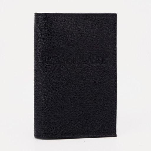 Обложка для паспорта, чёрная