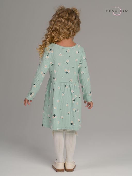 Платье Элла мятный букетик