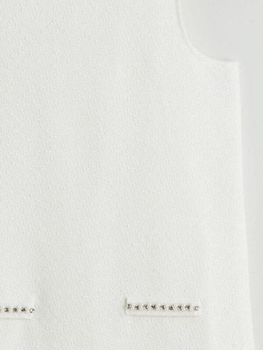 Bisiklet Yaka Ta?l? K?z ?ocuk T?vit Elbise