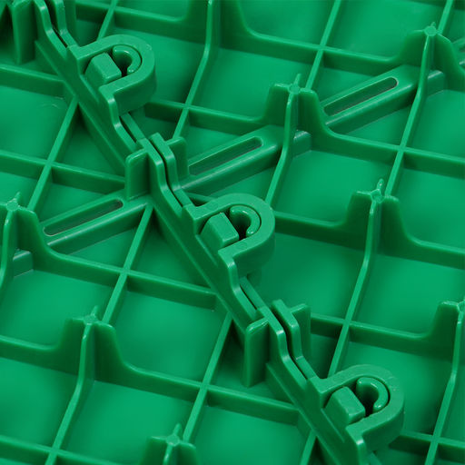 Цена за 11 шт. Модульное покрытие, 30 × 30 см, пластик, зелёное, 1 шт.