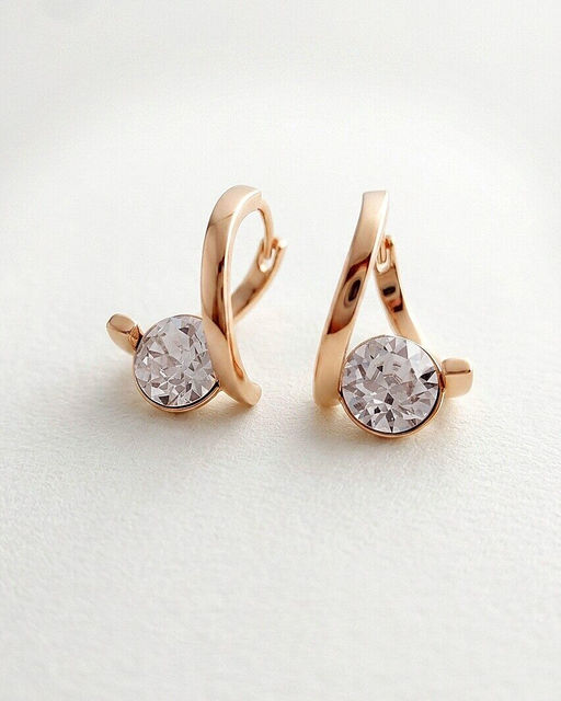 Серьги с кристаллами Swarovski
