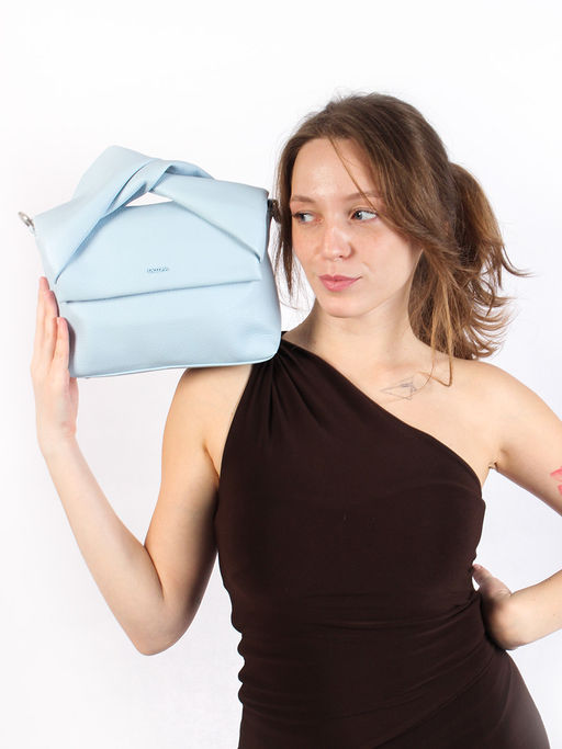 LACCOMA сумка Молли-Y2005-голубой эко кожа хлопок
