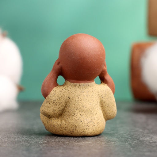 Цена за 2 шт. Фигурка керамика TAKE IT EASY «Ничего не слышу: Кикадзару», 4.5×3.5 см