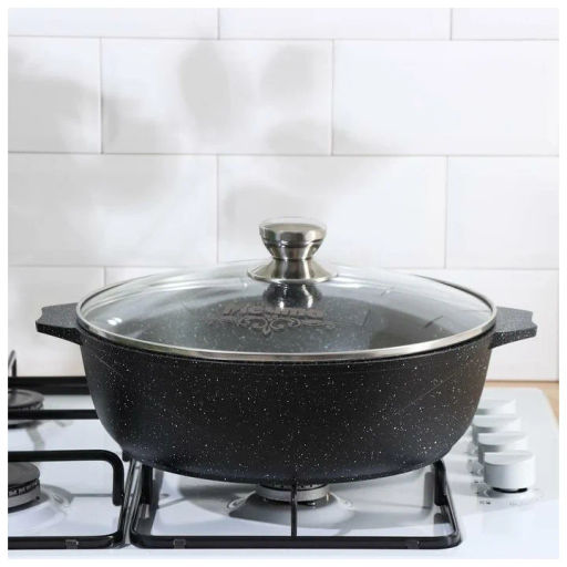 Жаровня 5л АП Гранит black арт.35802 /Мечта/  фото 4