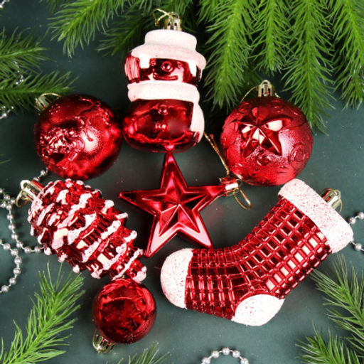 Елочное украшение Набор 20 штук Ассорти / 5618 /уп 20/ микс - Галеонтрейд фото 3