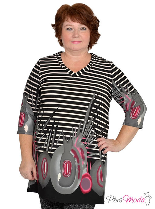 Туника Модель №761 размеры 44-84 - Plusmoda фото 2