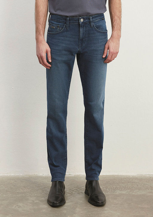 Jake Lux Black Vintage Ind?go Mavi Jean Pantolon  фото 4