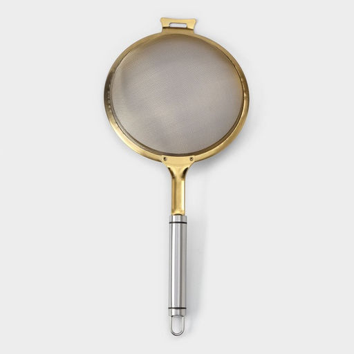 Сито для просеивания Magistro Arti gold, 6?16?35 см, золотистая  фото 4