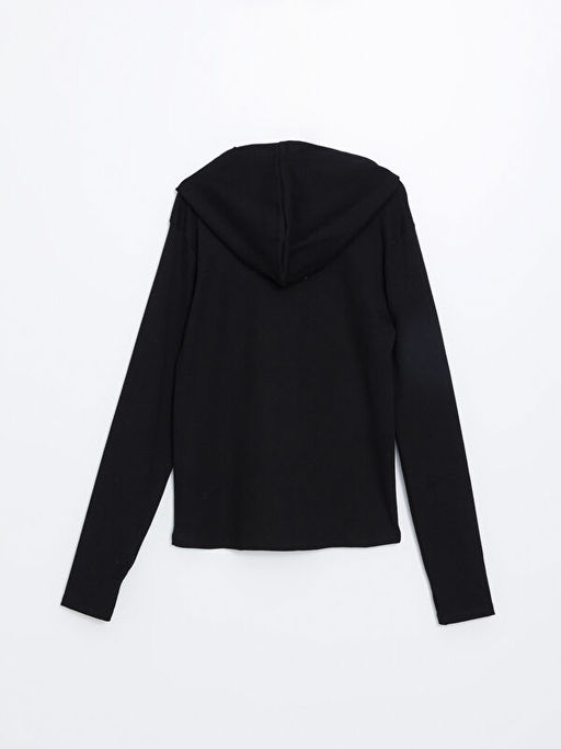 Kap??onlu K?z ?ocuk Fermuarl? Sweatshirt - Waikiki фото 3