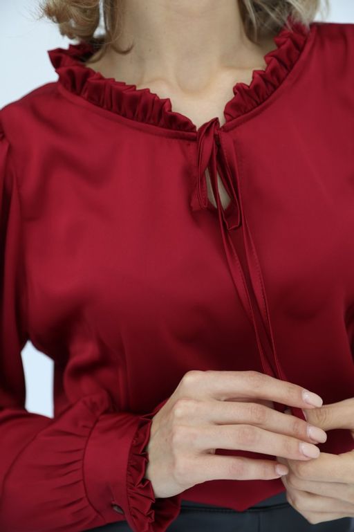 Блузка с декоративными деталями - Looklikecat фото 5