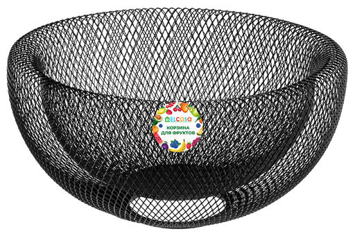 Корзина для фруктов 30*30*15 см Черная - Elan gallery фото 6