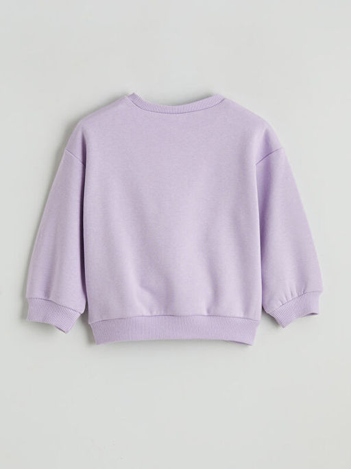 Kelebek Bask?l? K?z ?ocuk Sweatshirt ve Tayt Tak?m