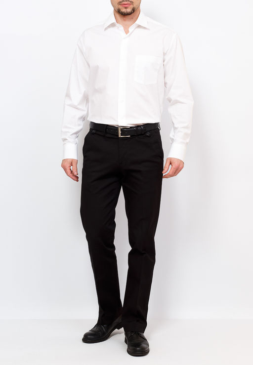 Сорочка мужская длинный рукав GREG Gb100/311/WHITE