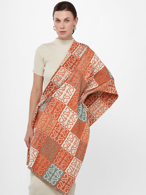 в составе ШЕРСТЬ и КАШЕМИР Большой, мягкий, теплый двусторонний палантин - Tantino фото 3