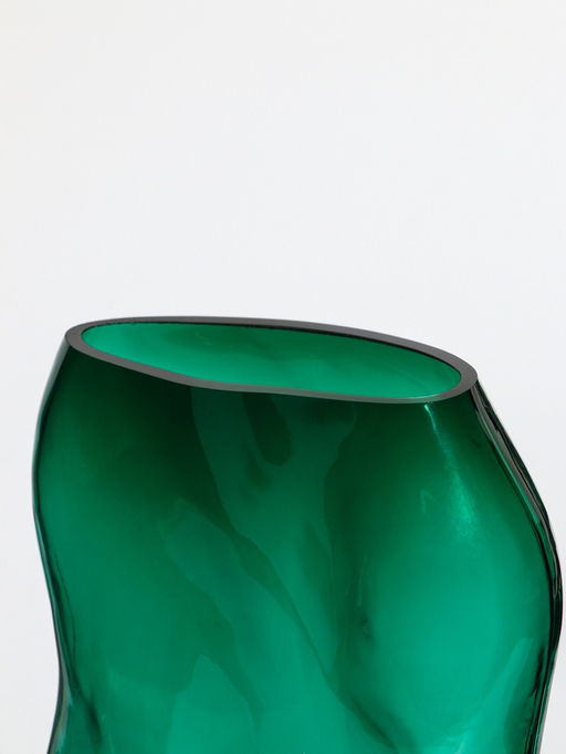 Ваза «Шерил», 27×16 см, стекло, зелёная