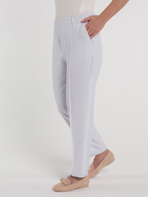 Брюки из легкой костюмной ткани (вишер, турецкий лен), со стрелками