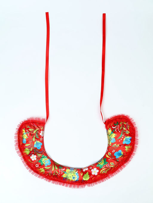 Карнавальный набор «Народная краса»: юбка р-р 40-48, воротник, повязка, цвет красный