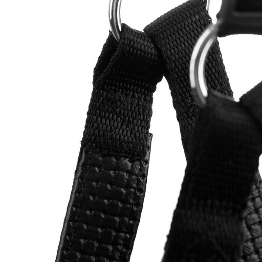 Шлейка Комфорт комбинированная, 2 см, ОШ 38-55 см, ОГ 40-60 см, чёрная - Пижон фото 5