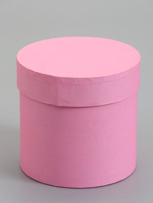 Набор шляпных коробок  4 в 1 "Розовый" 18 × 18 ‒14 × 14 см