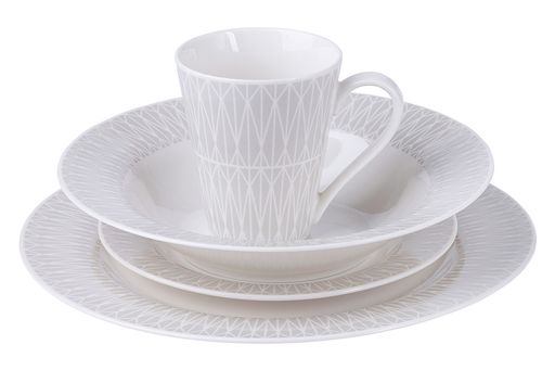 Обеденный набор Зенит серый, 4 персоны, 16 предметов - Maxwell & Williams фото 7