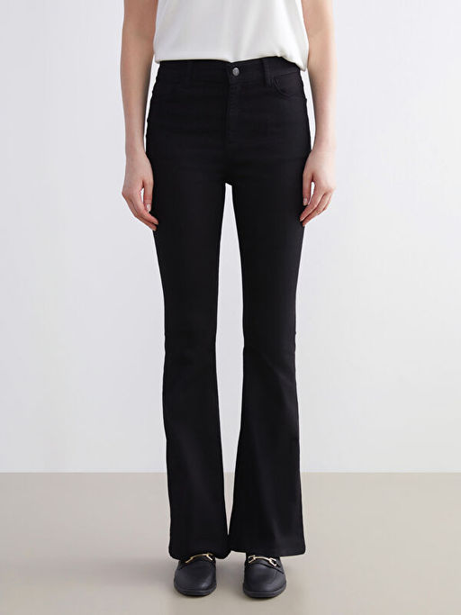 Flare Kad?n Jean Pantolon