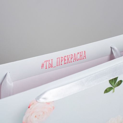 Пакет подарочный ламинированный, упаковка, «Ты прекрасна», ML 23 х 27 х 11.5 см