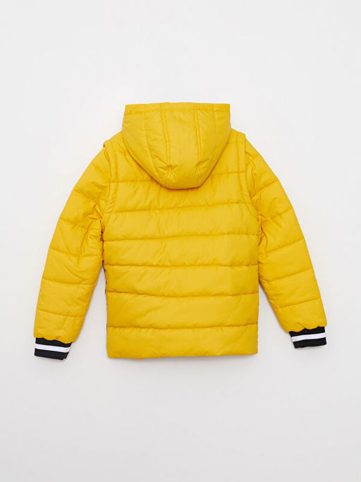 Kap??onlu Basic Erkek ?ocuk ?i?me Mont - Waikiki фото 3