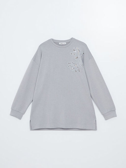 Nak??l? Oversize Kad?n Sweatshirt Tunik