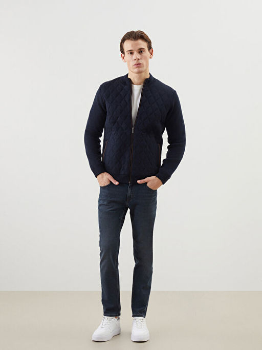 Standart Kal?p Dik Yaka Erkek Triko H?rka