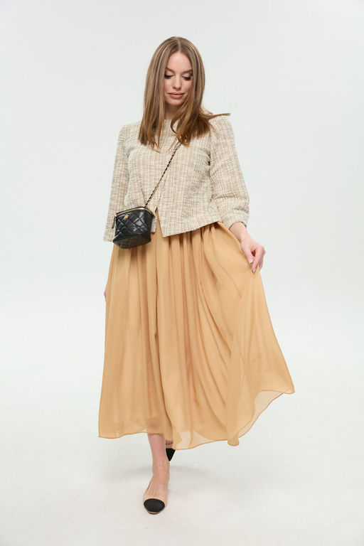 Платье NIKVA н1007-4 песочный  фото 2