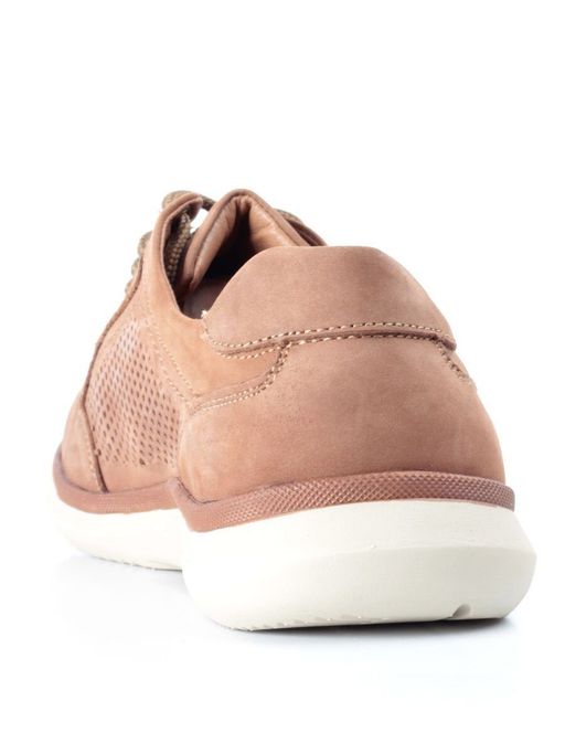 02-K698A-6 BROWN Полуботинки мужские (натуральная кожа,нубук) - Фабричный китай фото 6