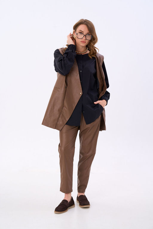 Костюм NIKVA н732-3 шоколад фото 5