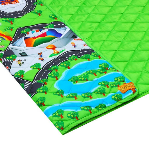 Игровой коврик - сумка для детей «Дороги», 2 в 1, 200×155 см, Крошка Я