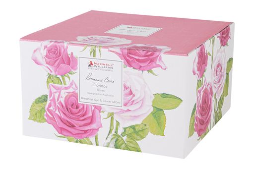 Чашка с блюдцем Розы, 0,48 л - Maxwell & Williams фото 6