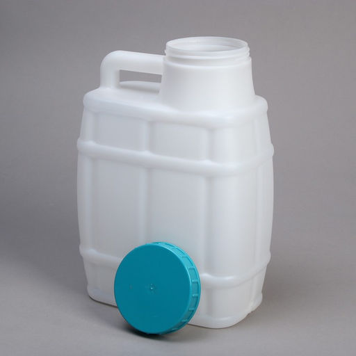 Канистра пищевая «Бочонок», 10 л, пластиковая, белая