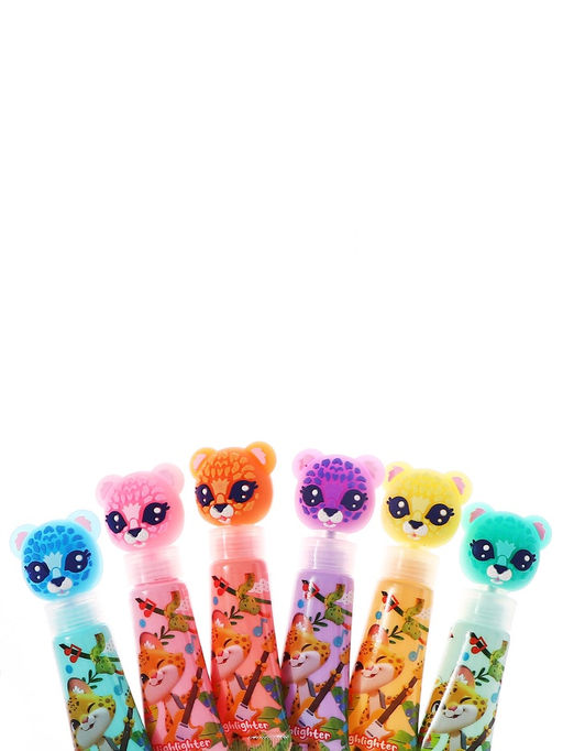 Цена за 36 шт. Маркер текстовыделитель «Тигренок», МИКС